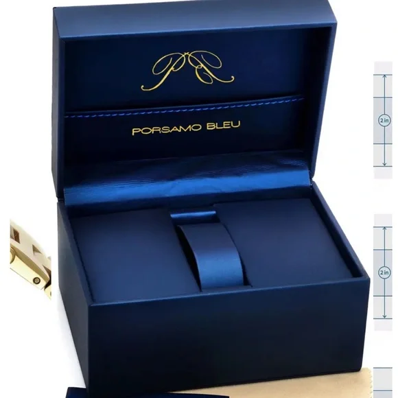 Women's South Sea Swarovski Crystal Bracelet Watch, 40mm PORSAMO BLEU - Picture 6 of 13